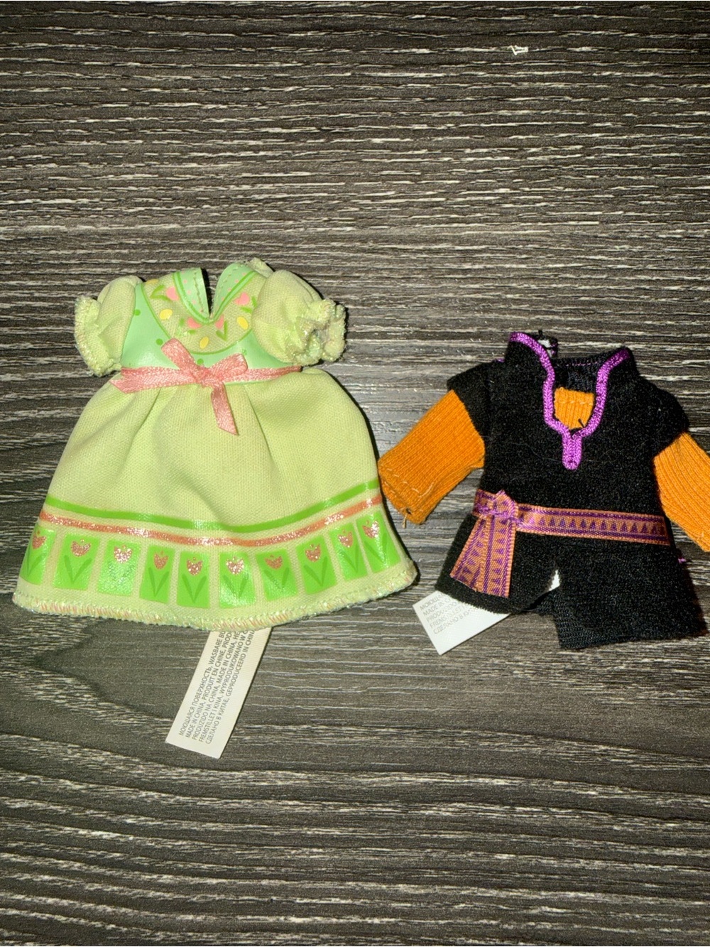 Disney Frozen Princess Anna & Kristof small dolls clothes